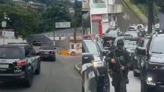 Operação Impacto Morro do São Bento foca no tráfico e crime organizado com 302 policiais e apoio aéreo - Foto: Reprodução