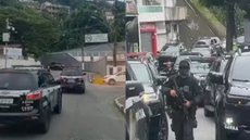 Operação Impacto Morro do São Bento foca no tráfico e crime organizado com 302 policiais e apoio aéreo - Foto: Reprodução