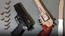 Ação rápida da polícia evita crimes em Itanhaém após denúncia de morador vigilante sobre homem armado no bairro Bopiranga - Foto: Divulgação/ 29° BPMI