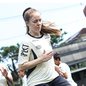 Após licença-maternidade, Ketlen Wiggers já treina com o Santos - Foto: Reinaldo Campos / Santos FC