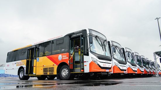 Com tecnologia Euro 6, novos ônibus cortam em 80% a emissão de poluentes e oferecem conforto aos usuários - Foto: Reprodução