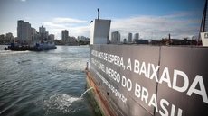 O túnel será a primeira travessia imersa do Brasil, com 870 metros submersos, facilitando o trânsito na região - Foto: Reprodução/ Governo de SP