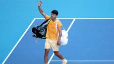 O torneio masculino do Miami Open 2026 surpreende com a queda de Carlos Alcaraz e outros favoritos - Foto: Getty Images