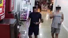 Polícia identifica dois jovens envolvidos em fraudes bancárias em shopping de Santos - Imagem: Reprodução