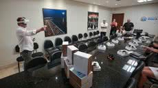 Estudantes da rede municipal exploram pontos históricos e naturais com tecnologia de imersão digital - Foto: Divulgação/ Prefeitura de Praia