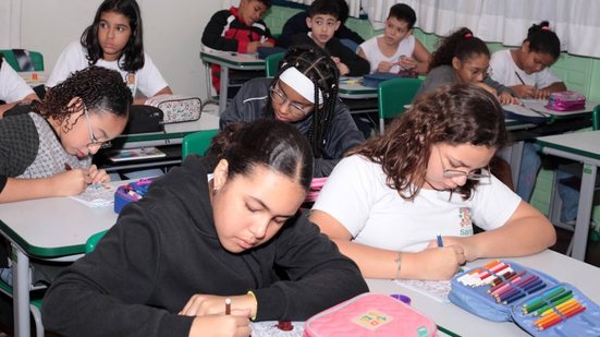 Unidades Maria Carmelita, Maria de Lourdes e Judoca Ricardo se destacam com notas acima de 7,0 em avaliação estadual - Foto: Divulgação/ Prefeitura de Santos