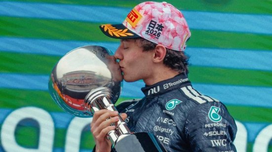 Aos 19 anos, Andrea Kimi Antonelli desbanca recorde de Lewis Hamilton e assume a ponta da F1 - Foto: Getty Images