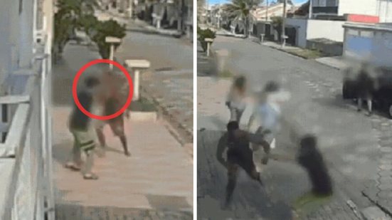 Fernando Medeiros dos Santos, de 35 anos, foi preso após atacar mãe e filho em Peruíbe, gerando indignação na comunidade local - Foto: Reprodução