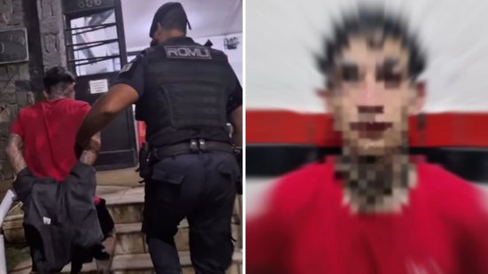 Durante patrulhamento, ROMU aborda motociclistas e captura um foragido da Justiça em Guarujá, reforçando a segurança na região - Foto: Divulgação/ @romu.guaruja