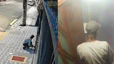 Um homem invadiu um prédio na Vila Tupi e furtou objetos enquanto moradores dormiam, gerando insegurança na comunidade - Foto: Reprodução