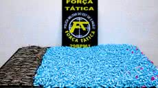 Força Tática do 29º BPM/I realiza operação de alto impacto e prende homem procurado por roubo em Mongaguá - Foto: Divulgação/ 29° BPMI