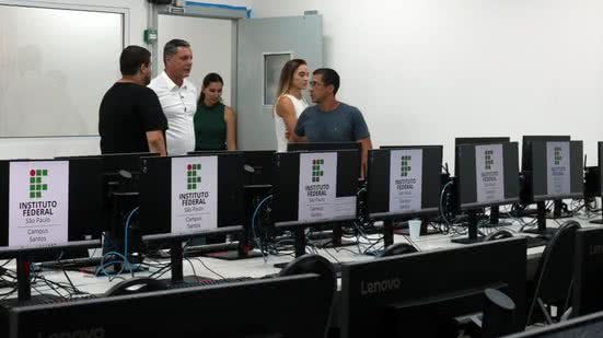 O novo campus do IFSP em Santos contará com laboratórios e salas de aula - Foto: Prefeitura de São Vicente