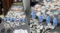 Força Tática do 29º Batalhão prendeu dois homens em Itanhaém, um deles confessou envolvimento no tráfico e indicou o comparsa - Foto: Divulgação/ 29° BPMI