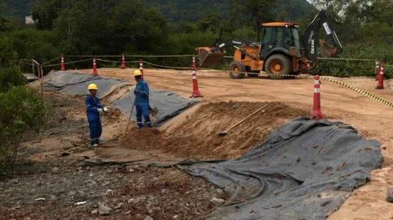 Nova Estação Elevatória com Comportas 6 em Santos visa acabar com as enchentes que afetam o Saboó e a entrada da cidade - Foto: Divulgação/ Prefeitura de Santos