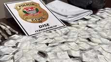 A operação da Dise em Itanhaém resultou na prisão de um homem e uma mulher - Imagem: Reprodução