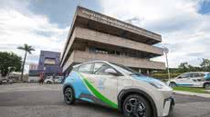 Nova frota de 65 carros elétricos promete transformar o transporte institucional e a gestão de recursos na cidade - Foto: Divulgação/ Prefeitura de Praia Grande
