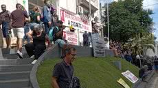 Servidores expressam indignação com a gestão do prefeito Samuel Moreira e denunciam tentativas de substituição durante a greve - Foto: Arquivo Pessoal