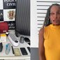 Uma diarista de 42 anos foi indiciada após furtar objetos de valor em Santos, utilizando a mala da vítima para transportar os itens - Foto: Divulgação/ Polícia Civil