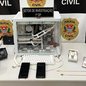 Polícia Civil cumpre mandados de busca e apreensão em Guarujá para desarticular esquema de estelionato eletrônico - Foto: Divulgação/ Polícia Civil