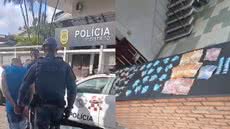 Operação policial em Guapiranga resultou na prisão de dois homens e na apreensão de drogas e dinheiro em espécie - Foto: Divulgação/ 29° BPMI