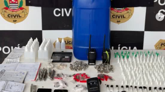 Ação da Força Tática em Santos resulta em apreensões significativas e confronto com criminosos armados na Zona Noroeste - Foto: Divulgação/ 6° BPMI