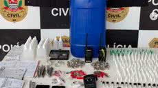 Ação da Força Tática em Santos resulta em apreensões significativas e confronto com criminosos armados na Zona Noroeste - Foto: Divulgação/ 6° BPMI