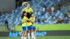 Com uma vitória convincente, Brasil mantém 100% de aproveitamento e lidera o torneio amistoso - Foto: Lívia Villas Boas / CBF