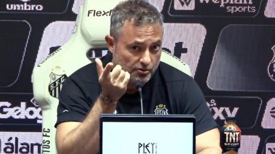 Após derrota, Alexandre Mattos fala sobre desafios e reforços no Santos - Imagem: Reprodução / Santos FC