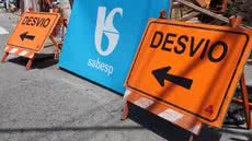 Sabesp faz manutenção em redes de água e esgoto e altera trânsito em Praia Grande - Imagem: Divulgação