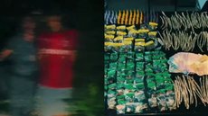 Durante patrulhamento, a PM encontrou um menor com drogas fracionadas e um celular usado para transações via Pix - Foto: Divulgação/ 45° BPMI