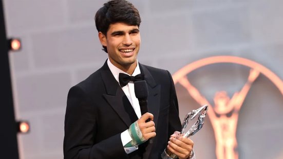 Carlos Alcaraz conquista o título de Melhor Atleta do Ano no Laureus - Foto: Getty Images