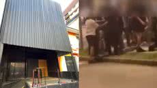 Um adolescente de 17 anos foi brutalmente agredido por mais de 20 pessoas após deixar uma festa em Santos, gerando investigação policial - Foto: Reprodução