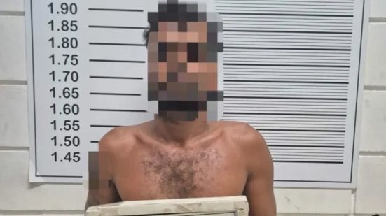 Suspeito de 37 anos foi preso após ameaçar ex-companheira com morte em Bertioga, demonstrando a importância da denúncia - Foto: Divulgação/ Polícia Civil