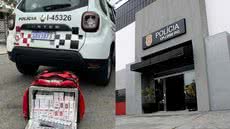 Operação da polícia resulta na apreensão de cigarros sem documentação e retenção de motocicleta em área de práticas ilícitas - Foto: Divulgação/ 45° BPMI