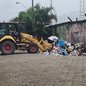 Operação de limpeza no Beira-Mar é parte de estratégia contra descarte irregular de lixo em São Vicente - Foto: Divulgação/ Prefeitura de São Vicente