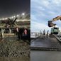 Após mau tempo, a prefeitura de Santos libera passarela sobre o Canal 5 - Imagem: Reprodução