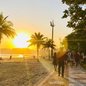 Após um breve alívio, calor intenso deve retornar à Baixada Santista, com temperaturas superando os 30°C nos próximos dias - Foto: Matheus Müller/ g1 Santos