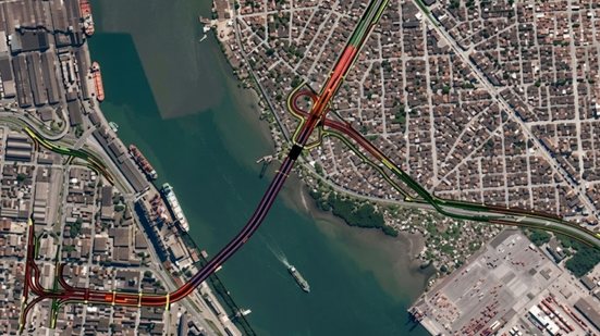 Mudanças no traçado do túnel visam evitar desapropriações de casas e comércios - Imagem: Divulgação