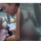 Alessandra Almeida usou sua camiseta para ajudar no nascimento de um bebê em plena rua - Imagem: Reprodução
