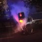 Ocorrência durou cerca de três horas e causou lentidão no trânsito durante a madrugada desta quinta-feira (7) - Imagem: Reprodução / Drone Fox