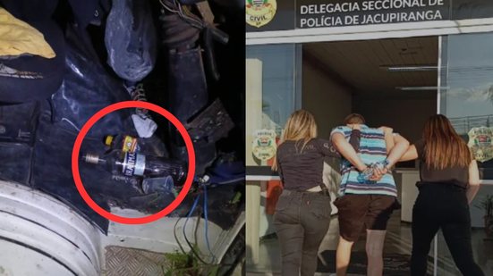 Motorista de 27 anos foi encontrado e preso após atropelar duas pessoas em Jacupiranga, resultando em uma morte e feridos graves - Foto: Reprodução