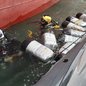 Forças da Receita Federal, Polícia Federal e Marinha atuam em operação que evita saída de carga milionária de cocaína - Foto: Divulgação/ Receita Federal