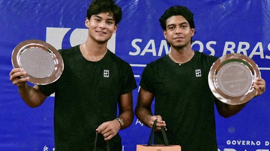 Irmãos Guto e Luís Miguel conquistam título de duplas - Foto: ATP Challenger