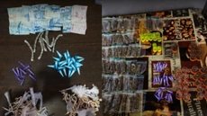 As prisões ocorreram em diferentes bairros, com os suspeitos confessando que abasteceriam o tráfico local - Imagem: Reprodução