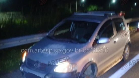 Roda de veículo se desprendeu em movimento; motorista parou no acostamento e foi atingido por caminhão - Imagem: Divulgação