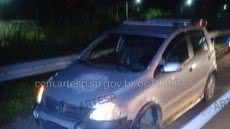 Roda de veículo se desprendeu em movimento; motorista parou no acostamento e foi atingido por caminhão - Imagem: Divulgação