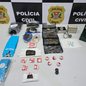 O apartamento funcionava como base para o tráfico, com porções de maconha de alto valor e equipamentos para a comercialização - Foto: Divulgação/ Polícia Civil