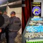Quatro homens foram presos em flagrante por tráfico e receptação após operação da Força Tática no litoral sul paulista - Foto: Divulgação/ 29° BPMI