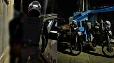 Equipes da ROCAM prenderam um homem em flagrante por tráfico de entorpecentes no Vale do Ribeira, em ação na Vila Nova - Foto: Divulgação/ 14° BPMI