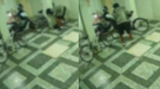 Imagens de monitoramento foram entregues à Polícia Civil para ajudar na identificação do autor dos crimes - Imagem: Reprodução